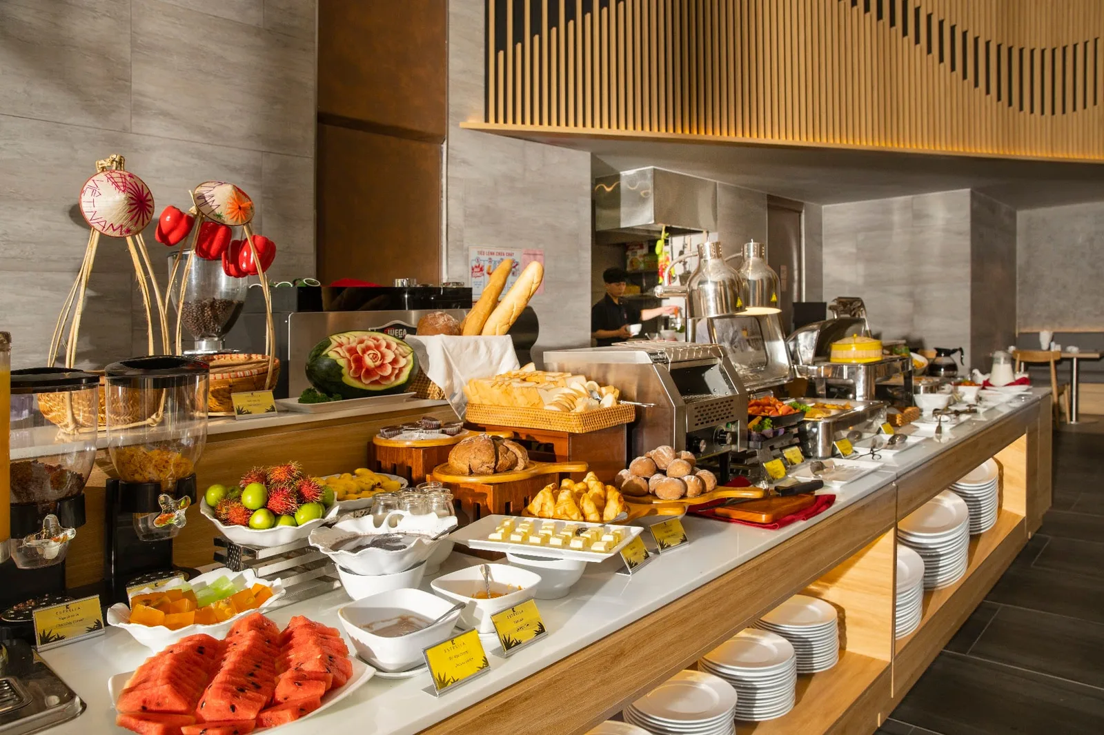 Buffet sáng đã gồm trong giá
