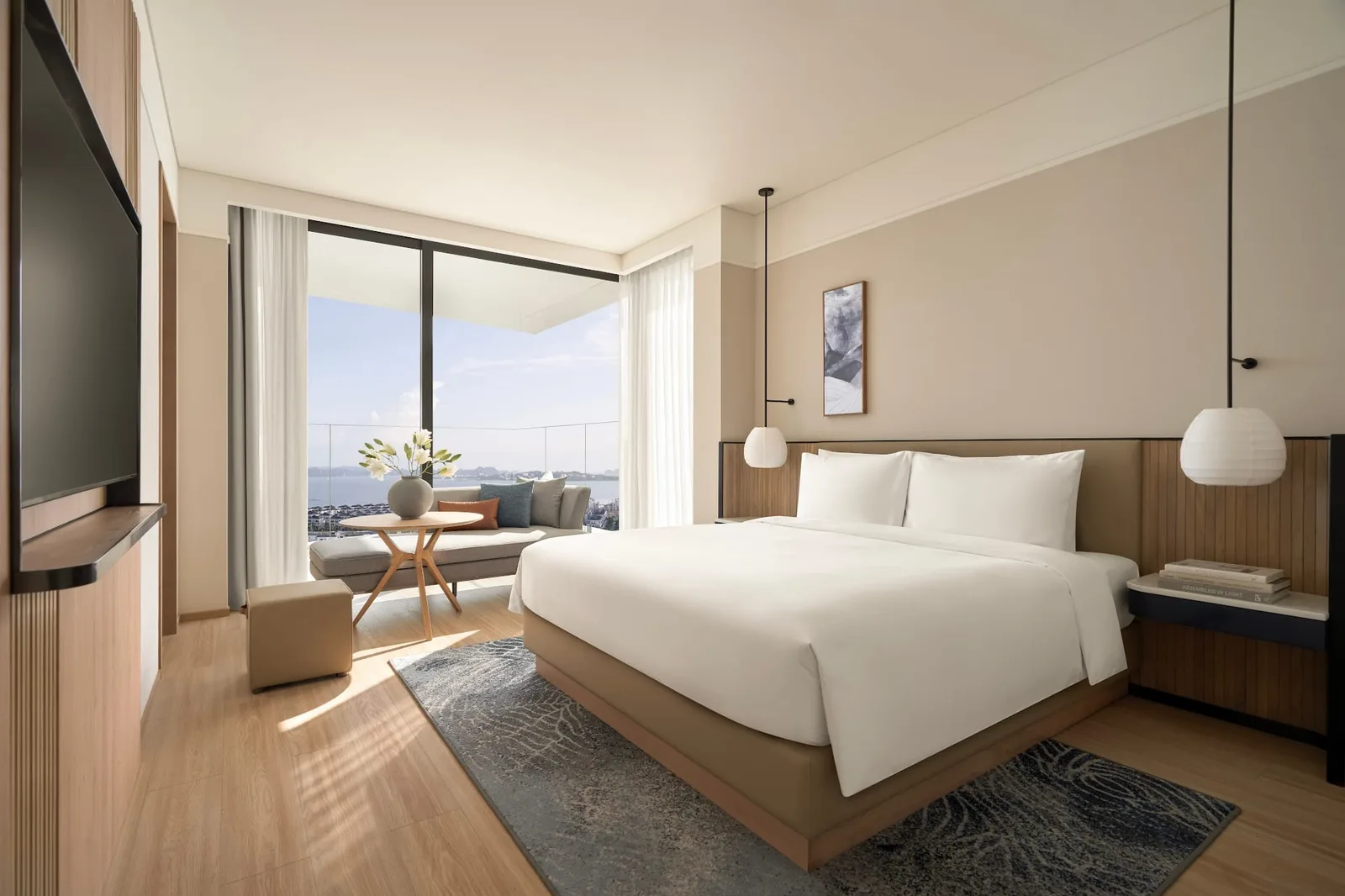 1 King Bed