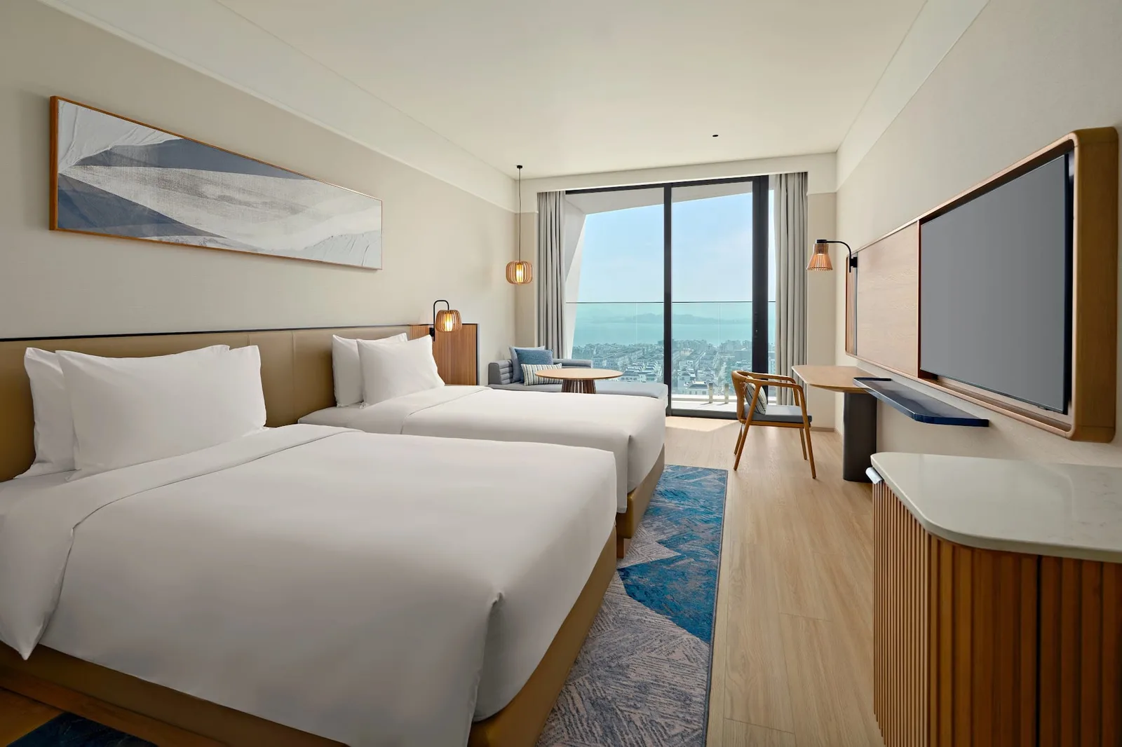 2 Twin Beds