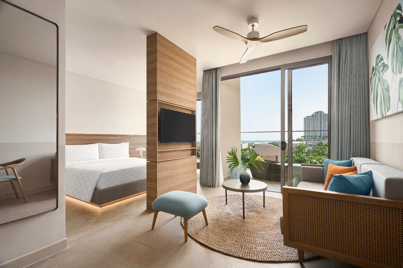 1-Bedroom Deluxe Ocean View Residence with Balcony