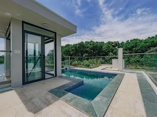 Over Water Pool Villa