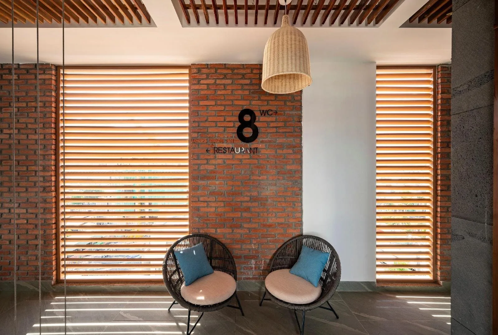Góc nghỉ ở hành lang