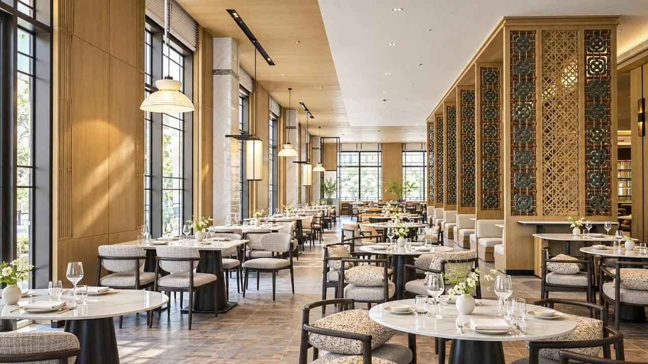 Ăn sáng buffet ở nhà hàng Andon